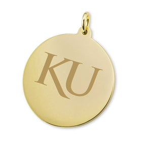 University of Kansas 18K Gold Charm Shot #1