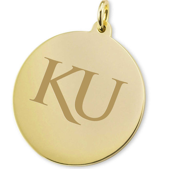 University of Kansas 18K Gold Charm Shot #2