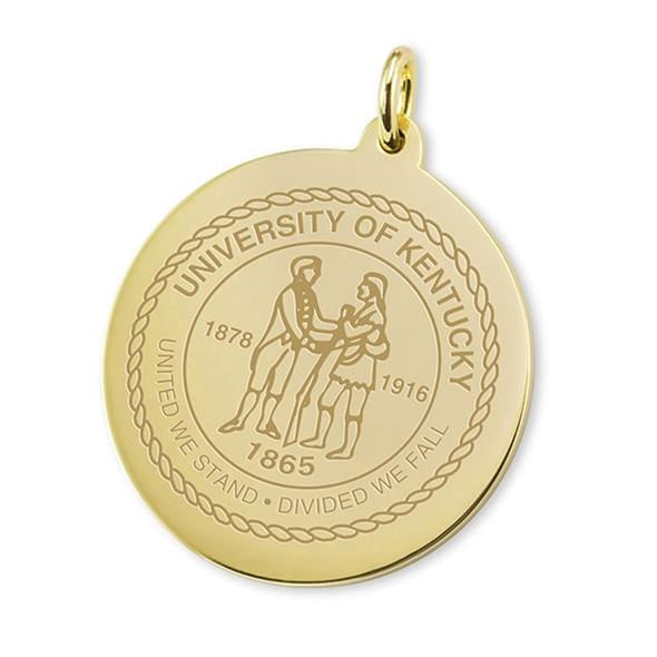 University of Kentucky 18K Gold Charm Shot #1