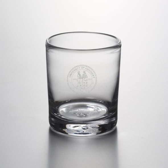 University of Kentucky Double Old Fashioned Glass by Simon Pearce Shot #2