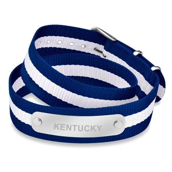 University of Kentucky Double Wrap RAF Nylon ID Bracelet Shot #1