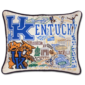 University of Kentucky Embroidered Pillow Shot #1