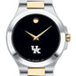 University of Kentucky Men's Movado Collection Two-Tone Watch with Black Dial Shot #1