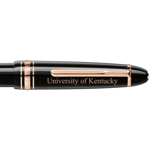 University of Kentucky Montblanc Meisterstück LeGrand Ballpoint Pen in Red Gold Shot #2