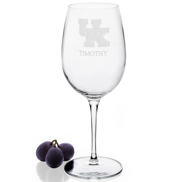 University of Kentucky Red Wine Glasses - Set of 2 Shot #2