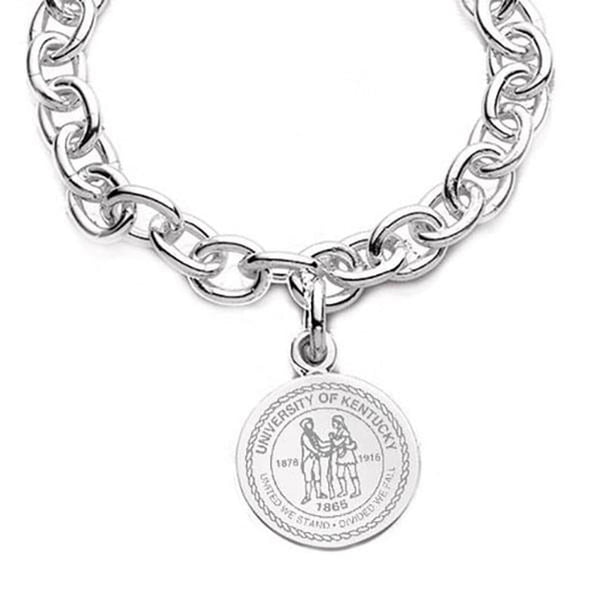 University of Kentucky Sterling Silver Charm Bracelet Shot #2