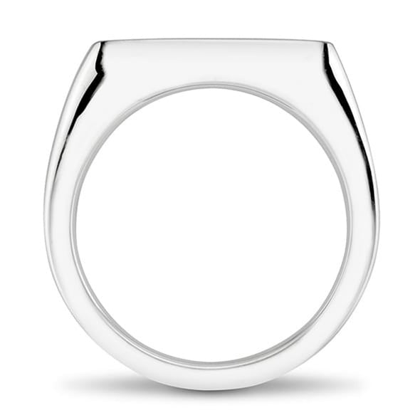 University of Kentucky Sterling Silver Square Cushion Ring Shot #4
