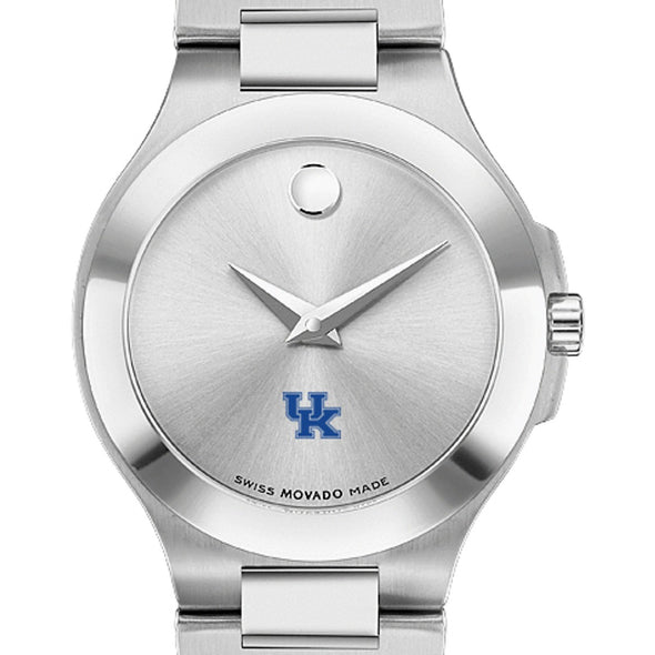 University of Kentucky Women&#39;s Movado Collection Stainless Steel Watch with Silver Dial Shot #1