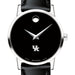 University of Kentucky Women's Movado Museum with Leather Strap