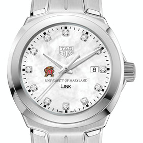 University of Maryland TAG Heuer Diamond Dial LINK for Women Shot #1