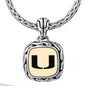 University of Miami Classic Chain Necklace by John Hardy with 18K Gold Shot #3