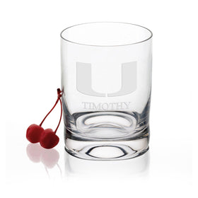 University of Miami Tumbler Glasses - Set of 4 Shot #1