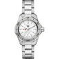 University of Miami Women's TAG Heuer Steel Aquaracer with Silver Dial Shot #2