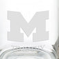 University of Michigan 13 oz Glass Coffee Mug Shot #3