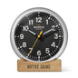 University of Notre Dame Shinola Desk Clock, The Runwell with Black Dial at M.LaHart & Co. Shot #1