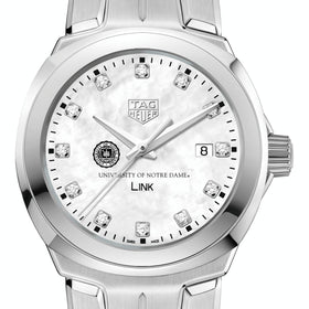University of Notre Dame TAG Heuer Diamond Dial LINK for Women Shot #1
