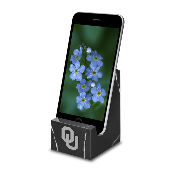 University of Oklahoma Marble Phone Holder Shot #4