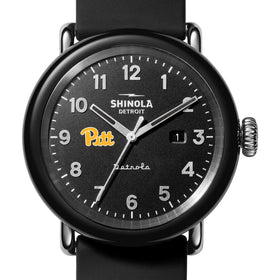 University of Pittsburgh Shinola Watch, The Detrola 43mm Black Dial at M.LaHart &amp; Co. Shot #1