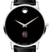 University of South Carolina Men's Movado Museum with Leather Strap