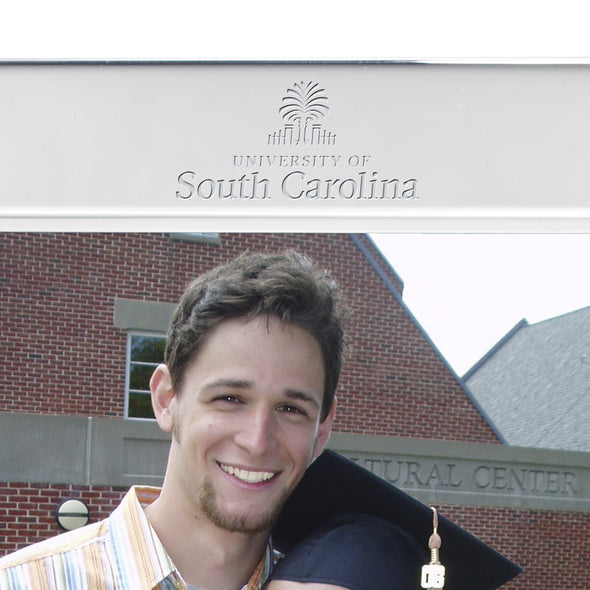 University of South Carolina Polished Pewter 5x7 Picture Frame Shot #2