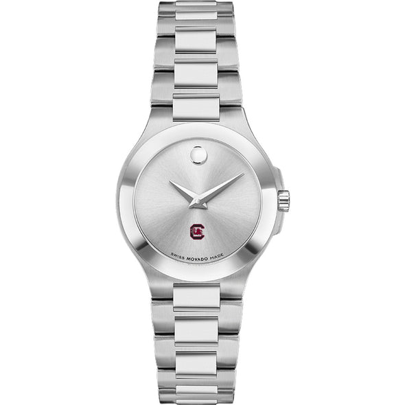 University of South Carolina Women&#39;s Movado Collection Stainless Steel Watch with Silver Dial Shot #2