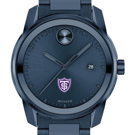 University of St. Thomas Men&#39;s Movado BOLD Blue Ion with Date Window Shot #1