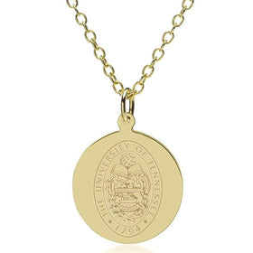 University of Tennessee 14K Gold Pendant &amp; Chain Shot #1