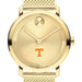 University of Tennessee Men's Movado BOLD Gold with Mesh Bracelet