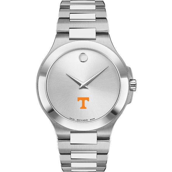 University of Tennessee Men&#39;s Movado Collection Stainless Steel Watch with Silver Dial Shot #2