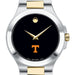 University of Tennessee Men's Movado Collection Two-Tone Watch with Black Dial