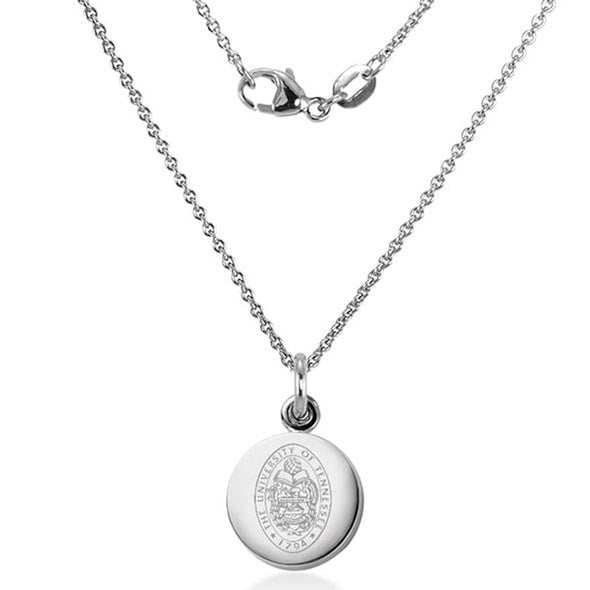 University of Tennessee Necklace with Charm in Sterling Silver Shot #2