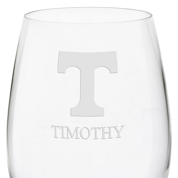 University of Tennessee Red Wine Glasses - Set of 2 Shot #3