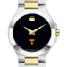 University of Tennessee Women's Movado Collection Two-Tone Watch with Black Dial