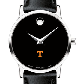 University of Tennessee Women&#39;s Movado Museum with Leather Strap Shot #1