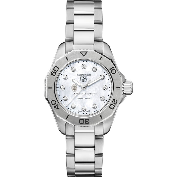University of Tennessee Women&#39;s TAG Heuer Steel Aquaracer with Diamond Dial Shot #2