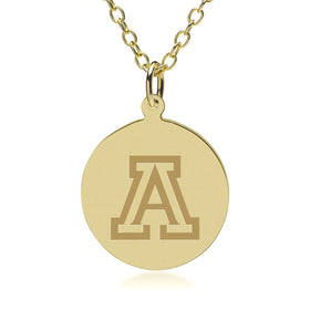 University of University of Arizona 14K Gold Pendant &amp; Chain Shot #1