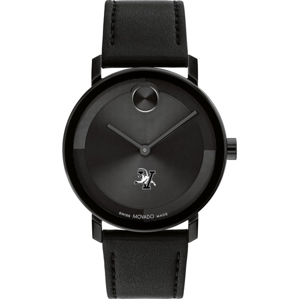 University of Vermont Men&#39;s Movado BOLD with Black Leather Strap Shot #2