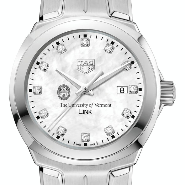 University of Vermont TAG Heuer Diamond Dial LINK for Women Shot #1