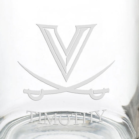 University of Virginia 13 oz Glass Coffee Mug Shot #3