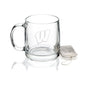 University of Wisconsin 13 oz Glass Coffee Mug Shot #1