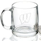 University of Wisconsin 13 oz Glass Coffee Mug Shot #2