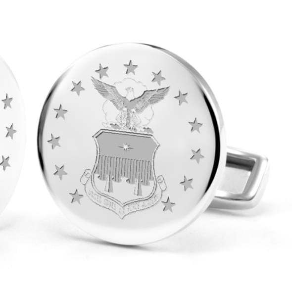 US Air Force Academy Cufflinks in Sterling Silver Shot #2