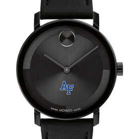 US Air Force Academy Men&#39;s Movado BOLD with Black Leather Strap Shot #1
