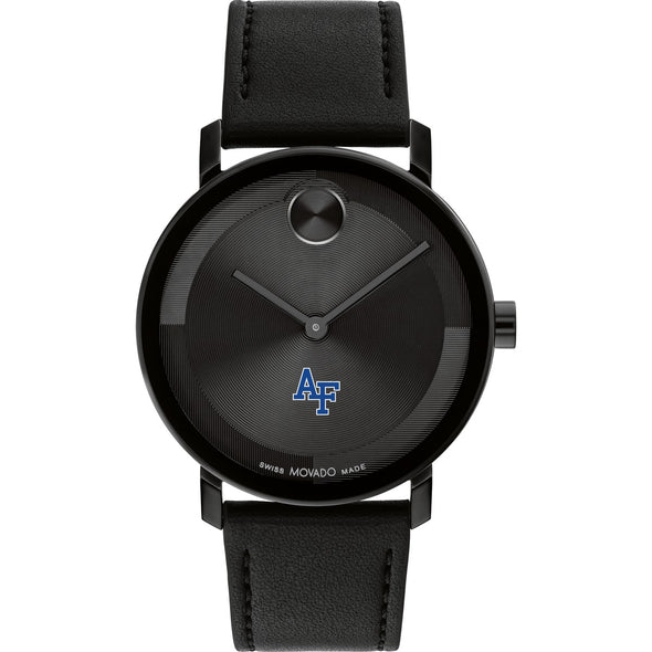 US Air Force Academy Men&#39;s Movado BOLD with Black Leather Strap Shot #2