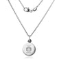 US Coast Guard Academy Necklace with Charm in Sterling Silver Shot #2