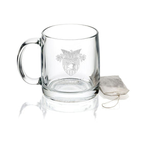 US Military Academy 13 oz Glass Coffee Mug Shot #1
