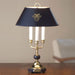 US Military Academy Lamp in Brass & Marble