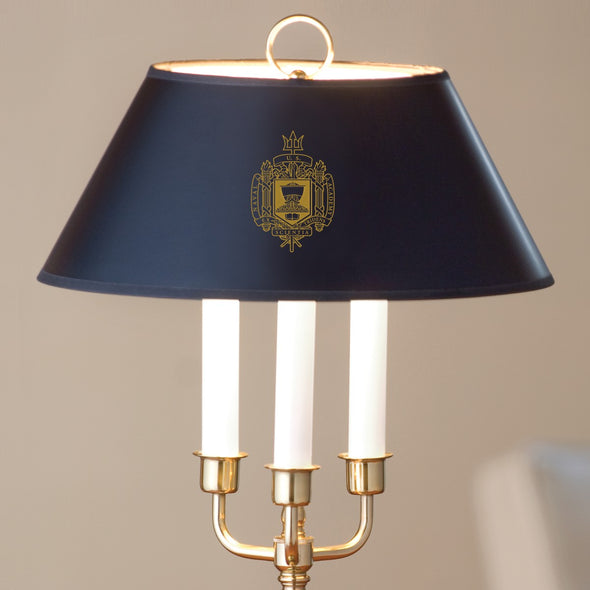 US Naval Academy Lamp in Brass &amp; Marble Shot #2