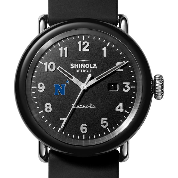 US Naval Academy Shinola Watch, The Detrola 43mm Black Dial at M.LaHart &amp; Co. Shot #1