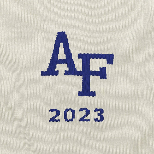 USAFA Class of 2023 Ivory and Royal Blue Sweater by M.LaHart Shot #2